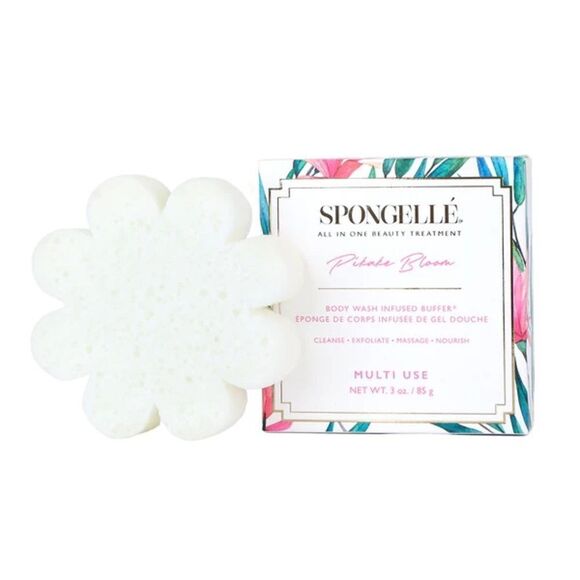 NIB SPONGELLÉ PIKAKE BLOOM | MULTI-USE BODY WASH INFUSED BUFFER - Picture 2 of 5